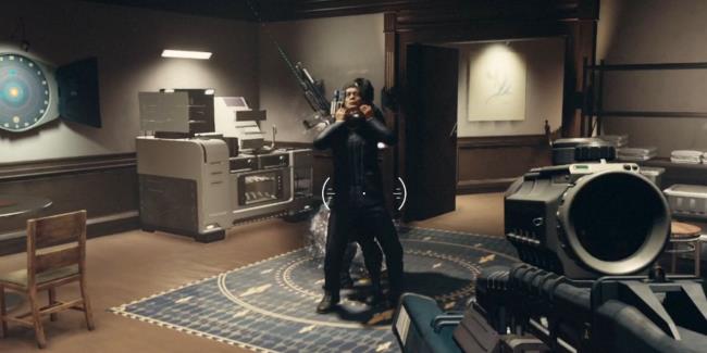 Starfield Walter Getting Choked By The Hunter